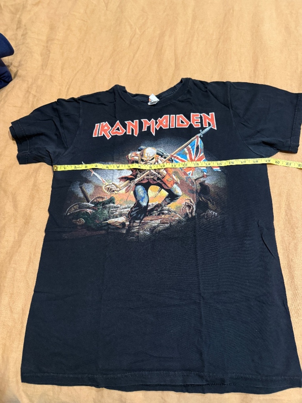 Vintage Iron Maiden 'The Trooper' tee, Black, Medium